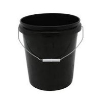 cheap 10L black green plastic container bucket for paint