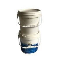 Plastic bucket 2.5 Liter plastic round barrel paint barrel plastic bucket with bucket