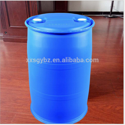 210L double rings for fuel HDPE blue plastic barrel drums