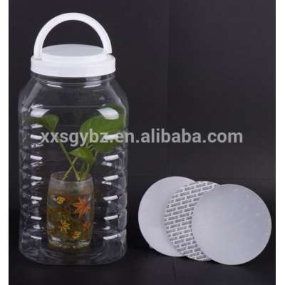 wholesale clear food grade pet bottle 4 litres