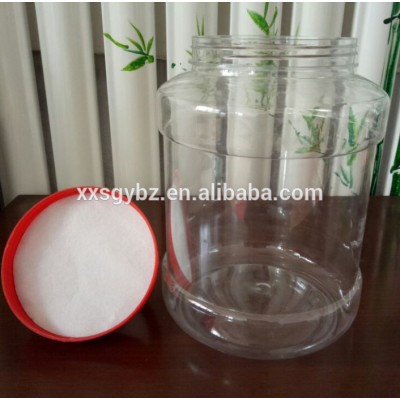 small PET clear empty plastic bottle