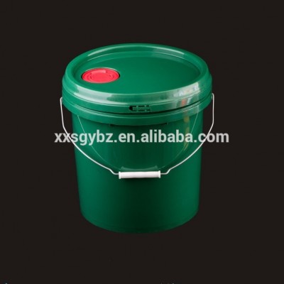 Green easy operation 10 litre plastic jerry can for sale