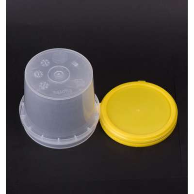 1 liter clear honey jar with lid