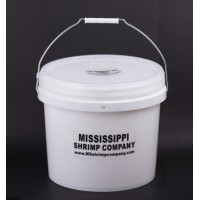 wholesale 5 gallon white plastic buckets with lid