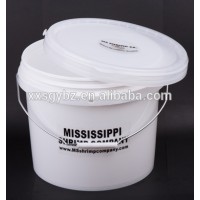 Food grade 9 liter 10 liter plastic bucket for sale